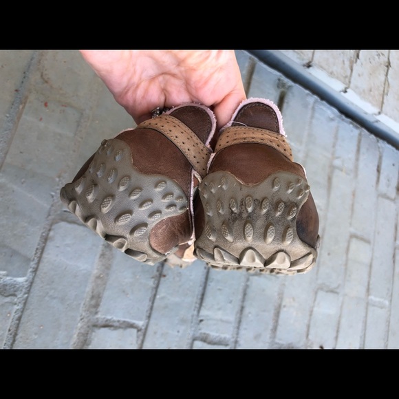Merrell Oceania Sand Brown and Tan Vibram Ballet Flat Loafer Women's Size 9 - Picture 13 of 15
